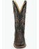 Image #4 - Tony Lama Men's Ranchero Tyler Exotic Ostrich Western Boots - Square Toe, Brown, hi-res