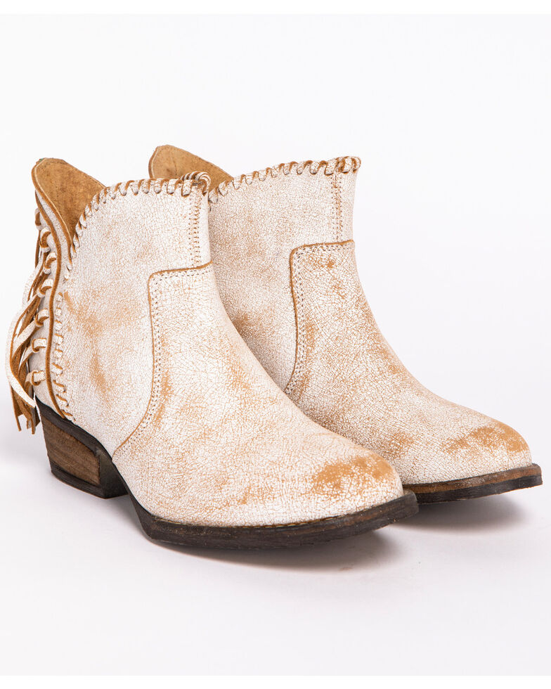 circle heel booties