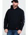 Image #1 - Ariat Men's FR Primo Fleece Logo Work Hooded Sweatshirt - Tall, , hi-res