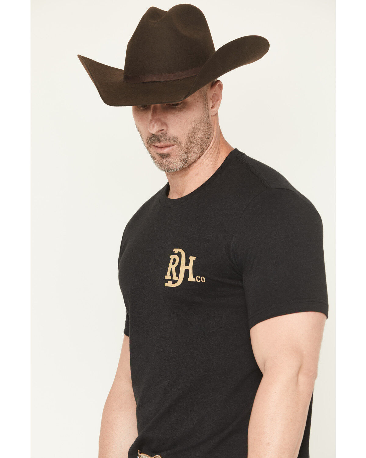 Image #2 - Red Dirt Hat Men's Bass Lighting Short Sleeve Graphic T-Shirt, Charcoal, hi-res