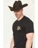 Image #2 - Red Dirt Hat Men's Bass Lighting Short Sleeve Graphic T-Shirt, Charcoal, hi-res