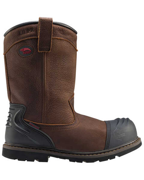 Image #2 - Avenger Men's Waterproof Wellington Work Boots - Composite Toe, Brown, hi-res