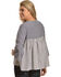 Image #3 - New Direction Sport Women's Embroidered Flare Sleeve Top, Blue, hi-res