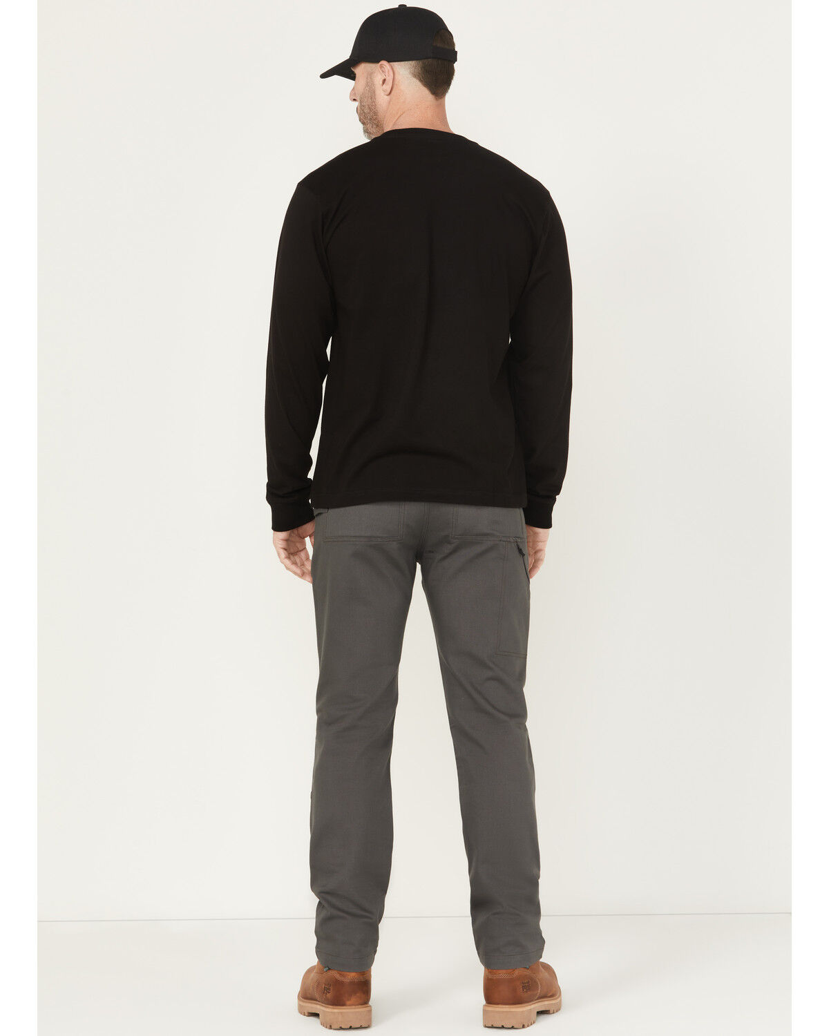 Image #3 - Dickies Men's Tradebuilt Duck Double Knee Work Pants, Charcoal, hi-res