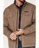 Image #3 - Cinch Men's Solid Brushed Twill Zip Canvas Jacket, Grey, hi-res