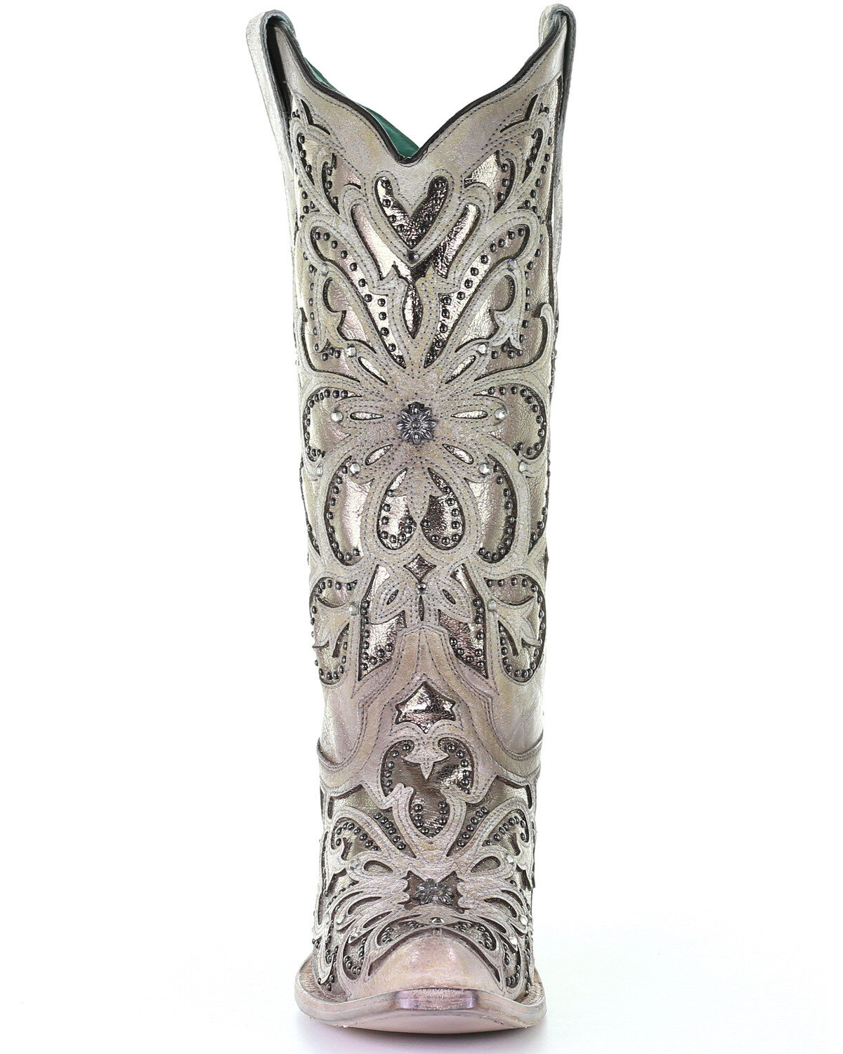 Image #5 - Corral Women's Metallic Inlay Western Boots - Snip Toe, , hi-res