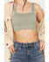 Image #3 - Wishlist Women's Ribbed Brami Top, Sage, hi-res