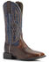 Image #1 - Ariat Men's Dynamic Brown Western Boots - Broad Square Toe, , hi-res