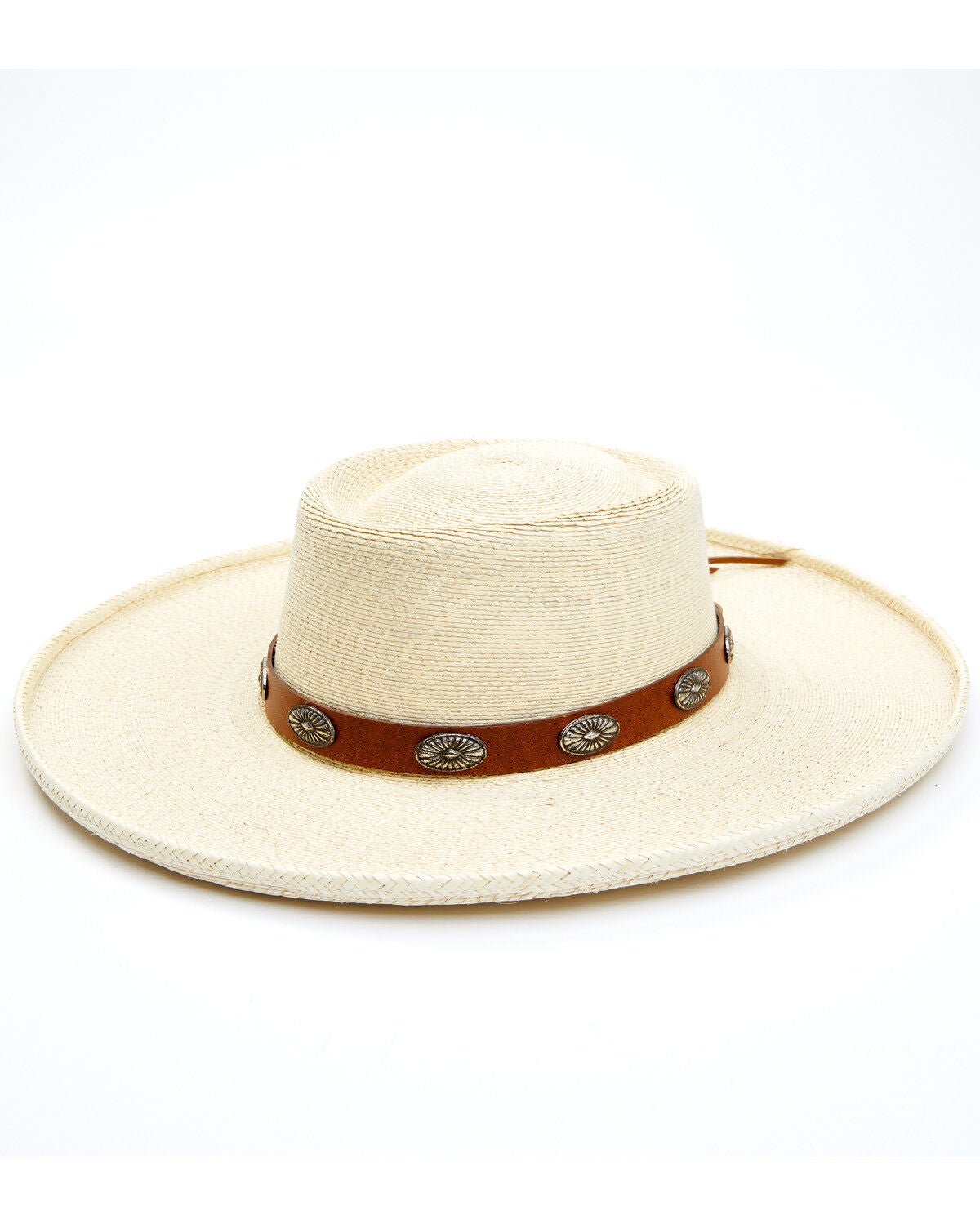 Idyllwind Women's Sunset Rider Palm Leaf Straw Western Hat, Cream, hi-res
