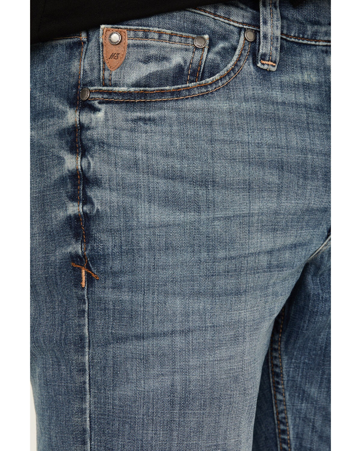 Product Name:  Moonshine Spirit Men's Daybreak Light Wash Slim Straight Stretch Denim Jeans