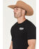 Image #3 - Buckwear Men's Busch Light Neon Cowboy Short Sleeve Graphic T-Shirt, Black, hi-res