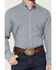 Image #3 - Cinch Men's Geo Print Long Sleeve Button-Down Stretch Western Shirt, Light Blue, hi-res