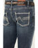 Image #4 - Cody James Men's Moonlight Wash Wyatt Slim Bootcut Stretch Denim Jeans, Dark Wash, hi-res