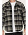 Image #3 - Thorogood Men's Merrill Heavyweight Plaid Print Berber Lined Shirt Jacket, Black, hi-res