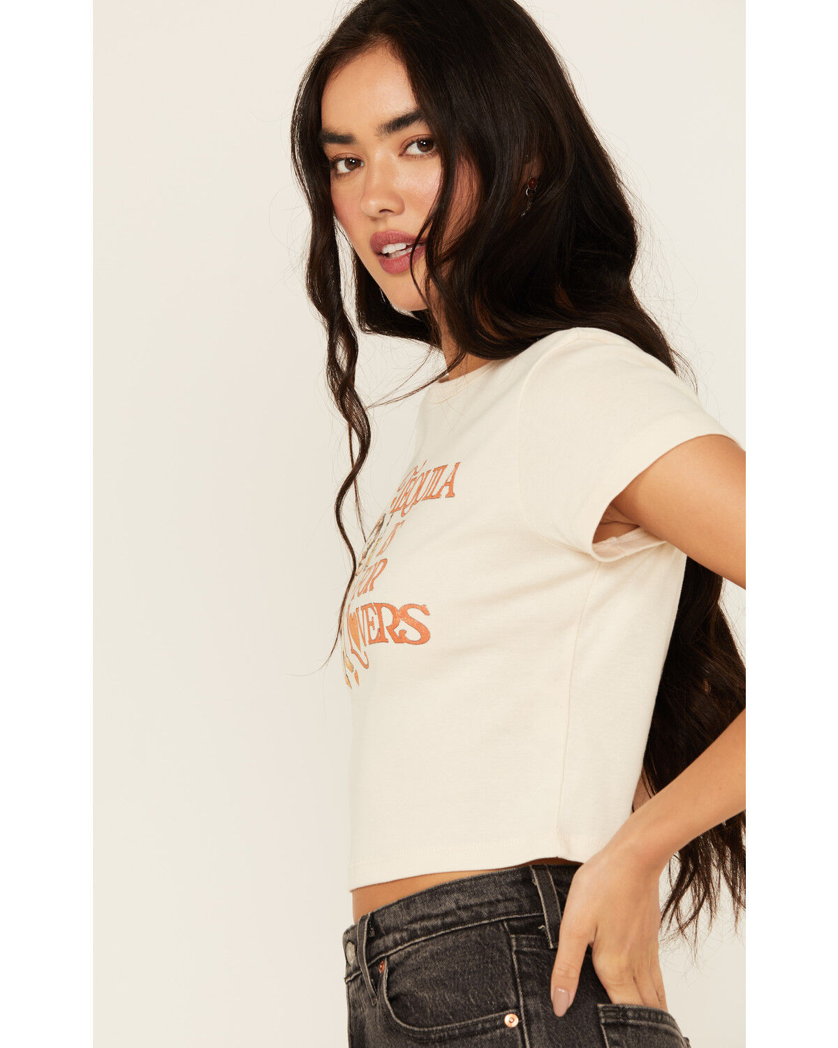 Image #2 - Girl Dangerous Women's Tequila Lovers Short Sleeve Graphic Tee, White, hi-res