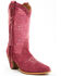 Image #1 - Idyllwind Women's Sashay Fringe Studded Leather Western Boots - Round Toe, , hi-res