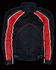 Image #4 - Milwaukee Leather Men's Combo Leather Textile Mesh Racer Jacket, Black/red, hi-res