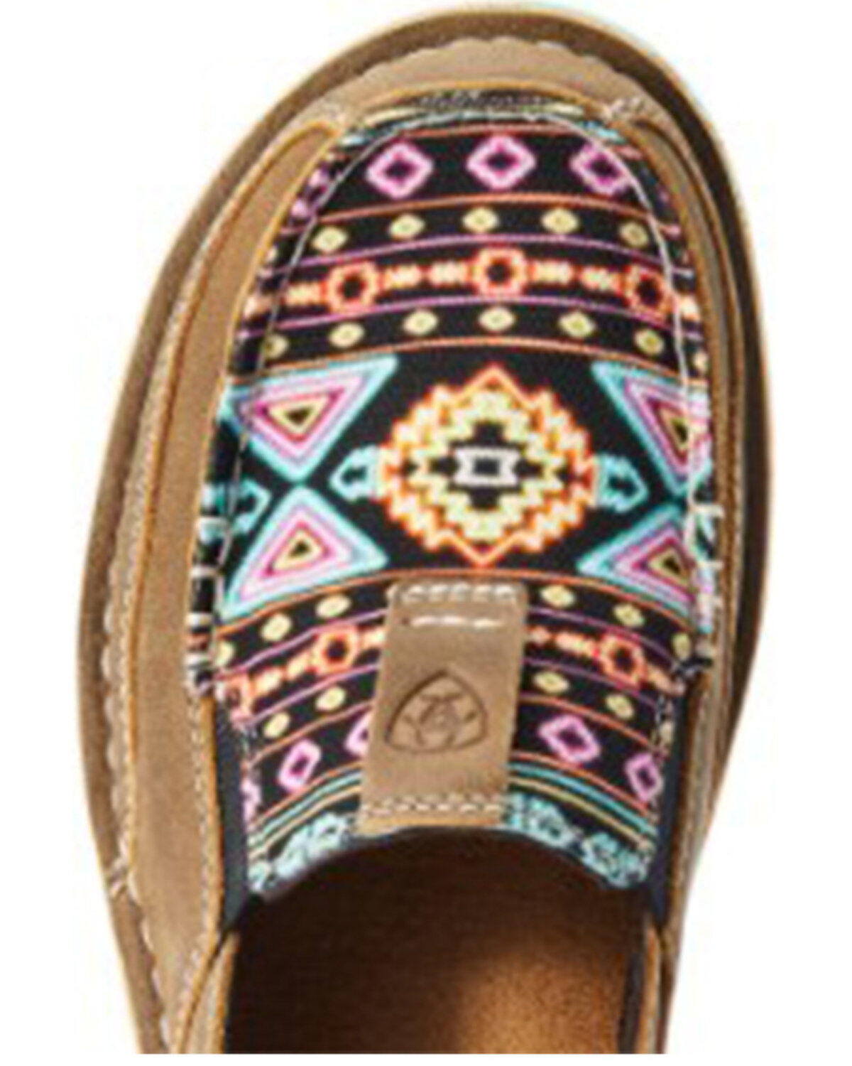 Image #4 - Ariat Women's Neon Lights Southwestern Print Casual Slip-On Cruiser - Moc Toe, Brown, hi-res