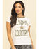 Image #5 - Shyanne Life Women's Always Country Ringer Tee, , hi-res