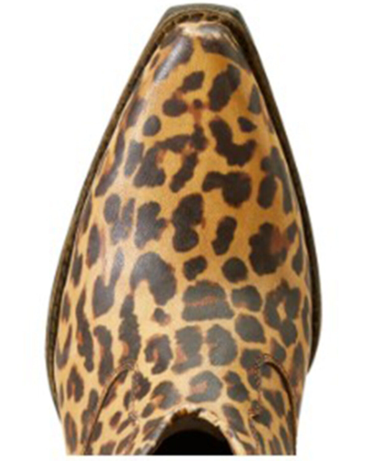 Image #4 - Ariat Women's Layla Distressed Leopard Print Booties - Snip Toe, Brown, hi-res