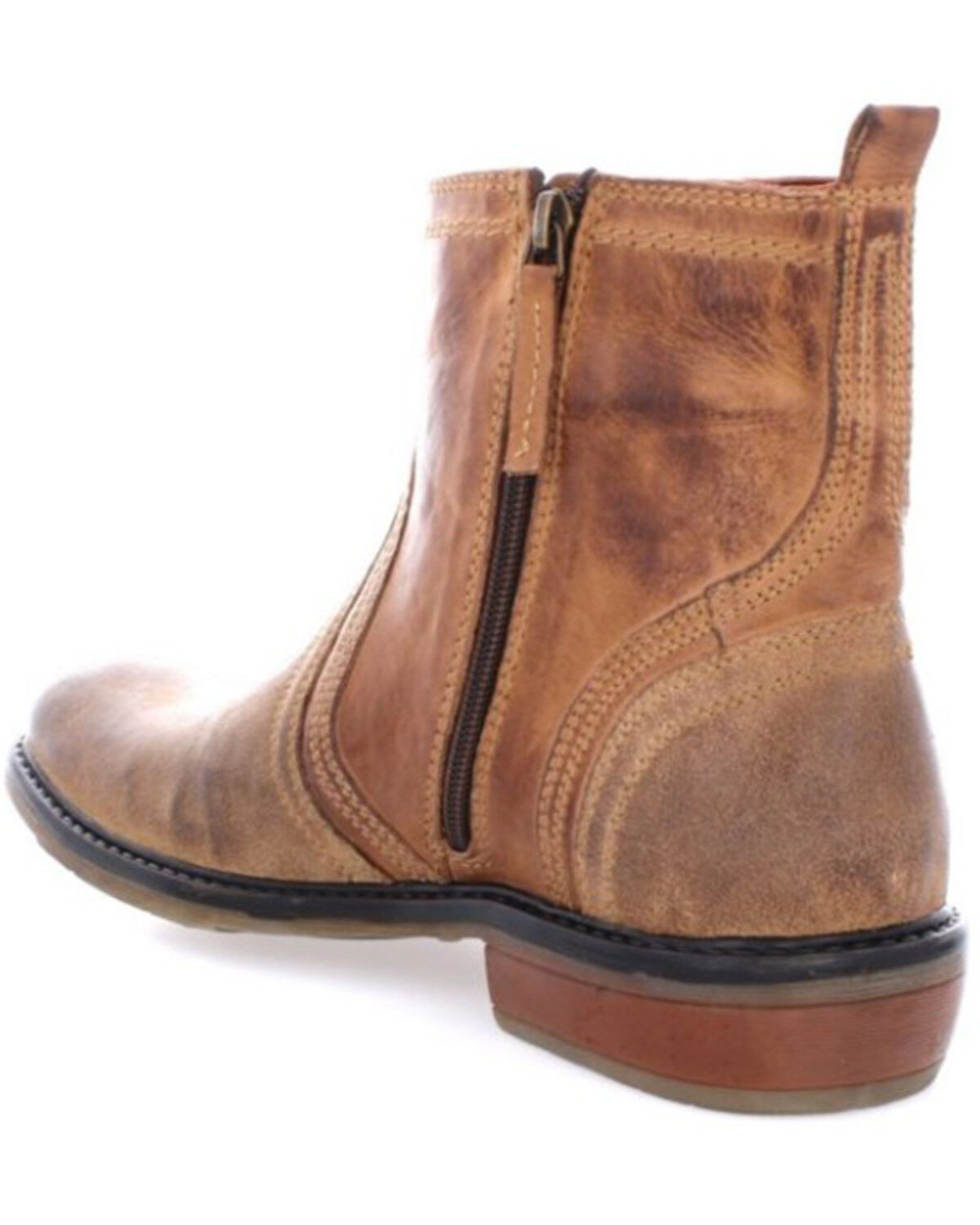 Image #3 - Roan by Bed Stu Men's Crestone Casual Boots - Square Toe, Tan, hi-res