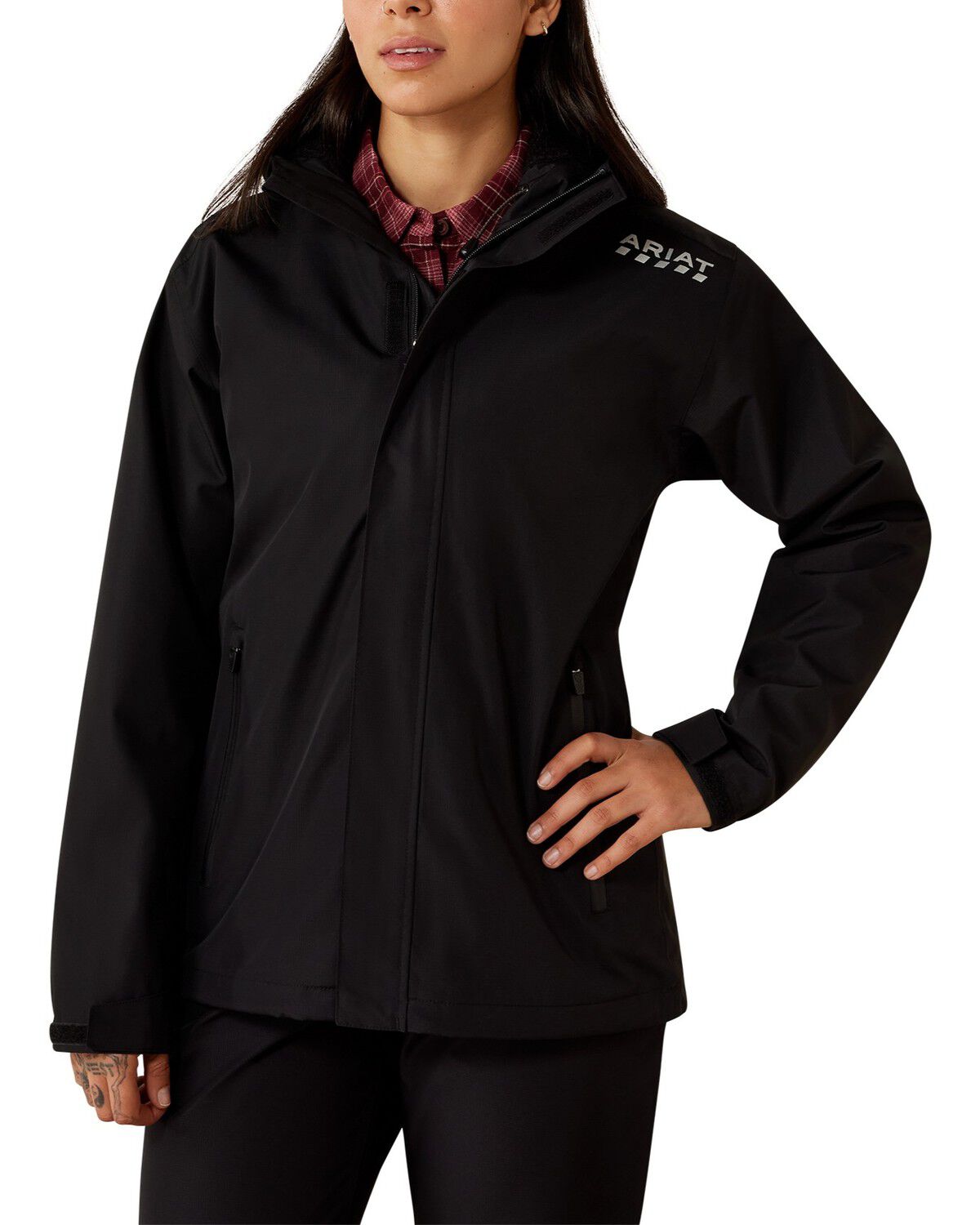 Ariat Women's Stormshell H2O Work Jacket, Black, hi-res