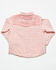 Image #3 - Angel Dear Infant Girls' Plaid Print Long Sleeve Snap Western Shirt, Pink, hi-res
