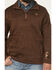 Image #3 - Ariat Men's Caldwell Zip-Up Sweater Pullover, Brown, hi-res