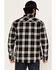 Image #4 - Brothers and Sons Men's Newton Plaid Print Long Sleeve Button-Down Western Shirt, Black, hi-res