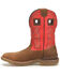 Double H Men's Henley Waterproof Western Work Boots - Composite Toe, Brown, hi-res