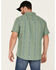 Brothers & Sons Men's Floral Print Short Sleeve Button Down Western Shirt , Green, hi-res