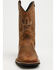 Image #4 - Cody James Men's Ace Zip Performance Western Boots - Broad Square Toe, Tan, hi-res
