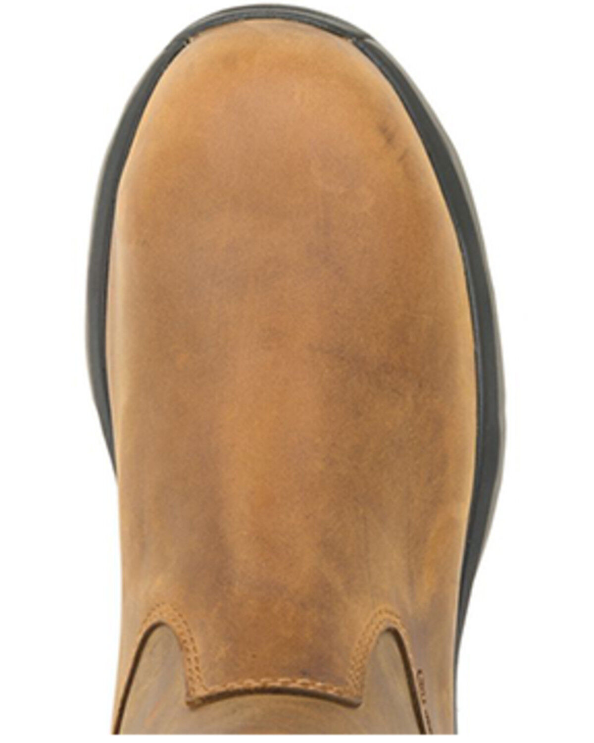 Image #4 - Wolverine Men's Alpha Infinity System Pull-On CarbonMax® Wellington Work Boots - Composite Toe, Dark Brown, hi-res
