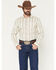 Image #1 - Gibson Trading Co Men's Crosby Southwestern Print Long Sleeve Button-Down Western Shirt, Tan, hi-res