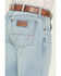 Image #4 - Wrangler Retro Men's 88MWZ Mendenhall Light Wash Slim Straight Stretch Denim Jeans, Light Wash, hi-res