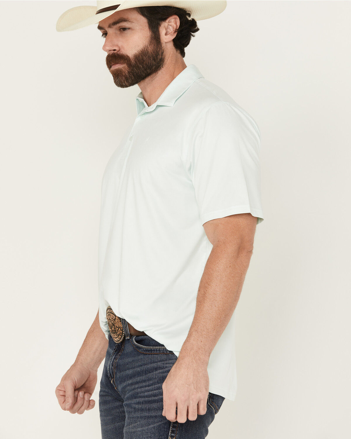 Ariat Men's Charger 2.0 Short Sleeve Button-Down Performance Polo