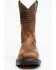 Ariat Men's Liberty 11" Workhog Western Work Boots - Broad Square Toe, Distressed Brown, hi-res