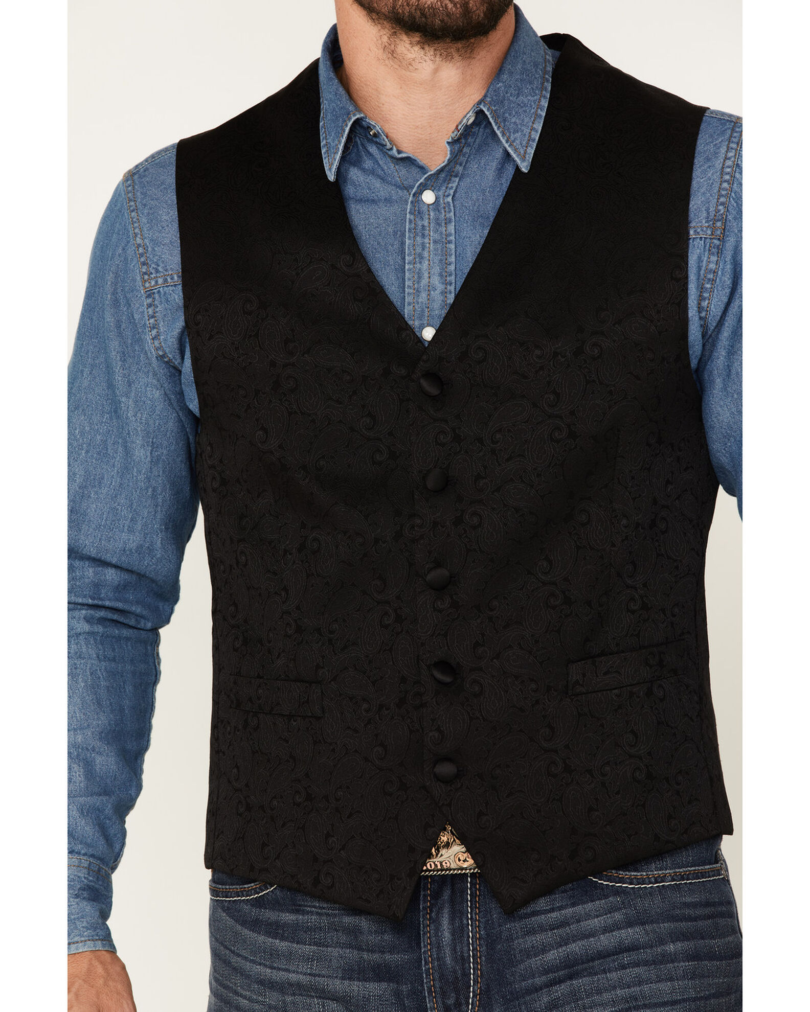 Product Name Cody James Men's Paisley Vest