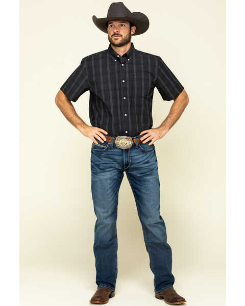 Image #6 - Cody James Core Men's Make It Pay Large Plaid Short Sleeve Western Shirt , , hi-res