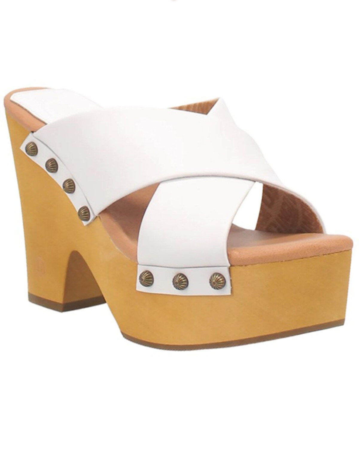 Dingo Women's Driftwood Sandals, White, hi-res