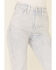 Lee Women's Acid Wash High Rise Flare Jeans, White, hi-res