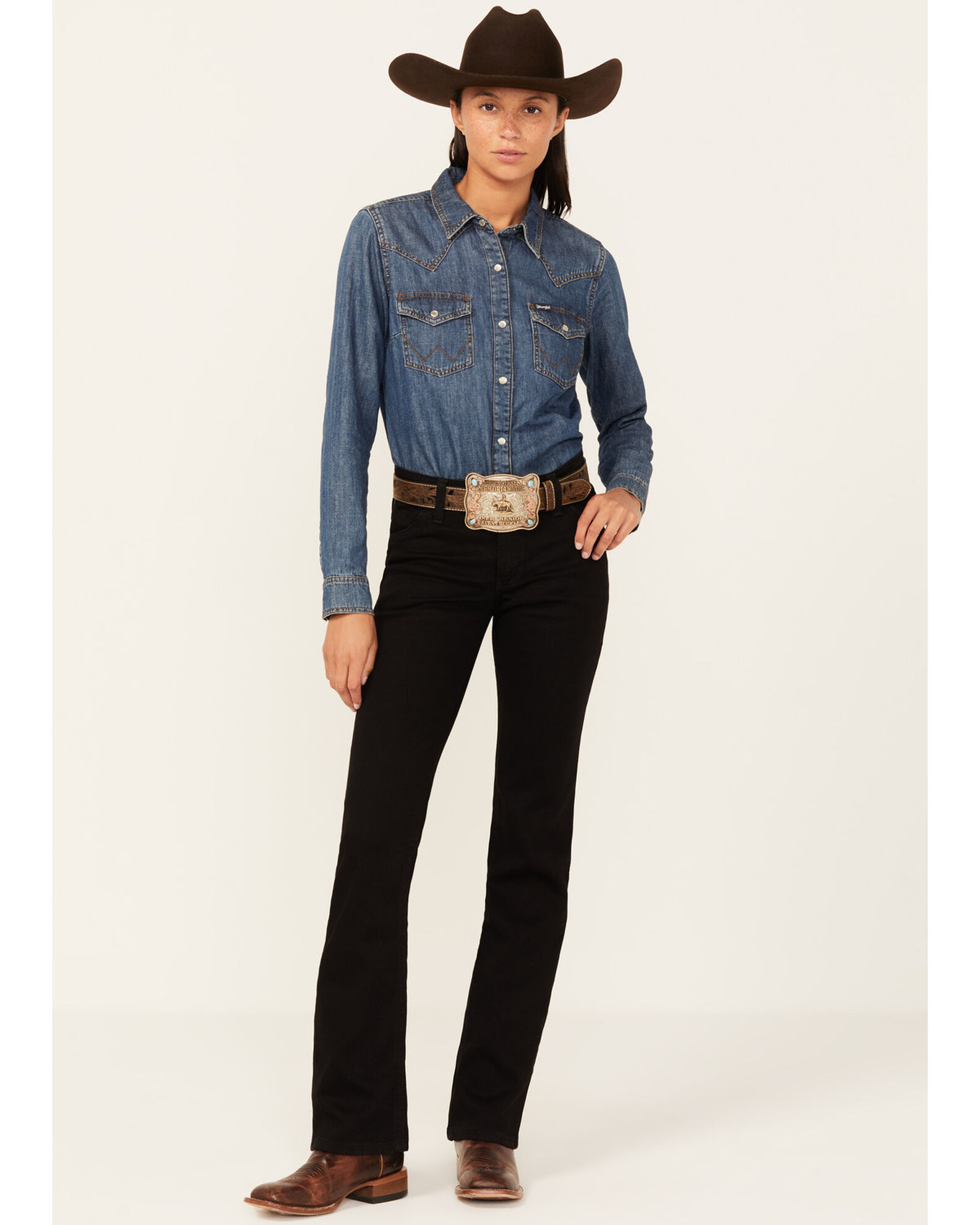 Bootcut top western jeans