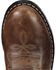 Cody James Boys' Two-Tone Embroidered Western Boots - Round Toe, Brown, hi-res