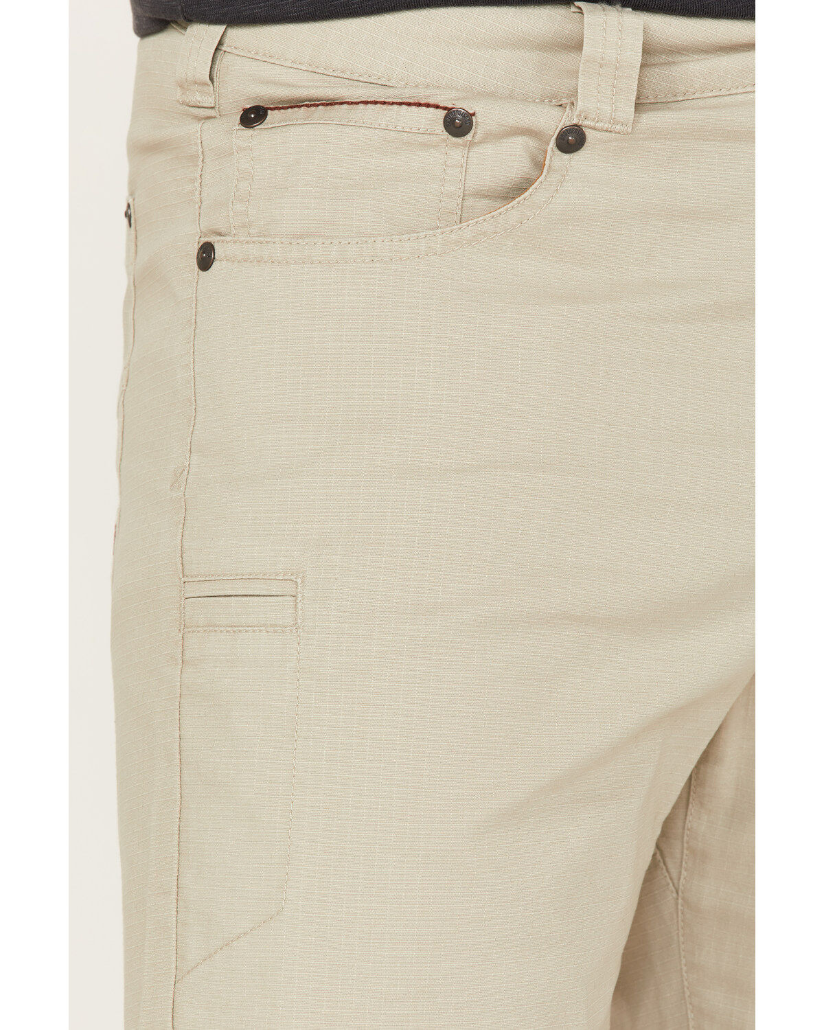 Image #2 - Brothers and Sons Men's Weathered Ripstop Stretch Slim Straight Pants, Stone, hi-res