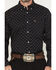 Image #3 - Ariat Men's Wrinkle Free Asher Geo Print Long Sleeve Button-Down Western Shirt - Tall, Black, hi-res