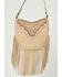 Image #2 - Montana West Women's Tooled Fringe Hobo Shoulder Bag, Tan, hi-res