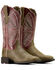 Image #4 - Ariat Women's Round Up Ruidoso Performance Western Boots - Broad Square Toe, Brown, hi-res