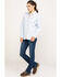 Ariat Women's FR Hermosa Durastretch Work Shirt , White, hi-res