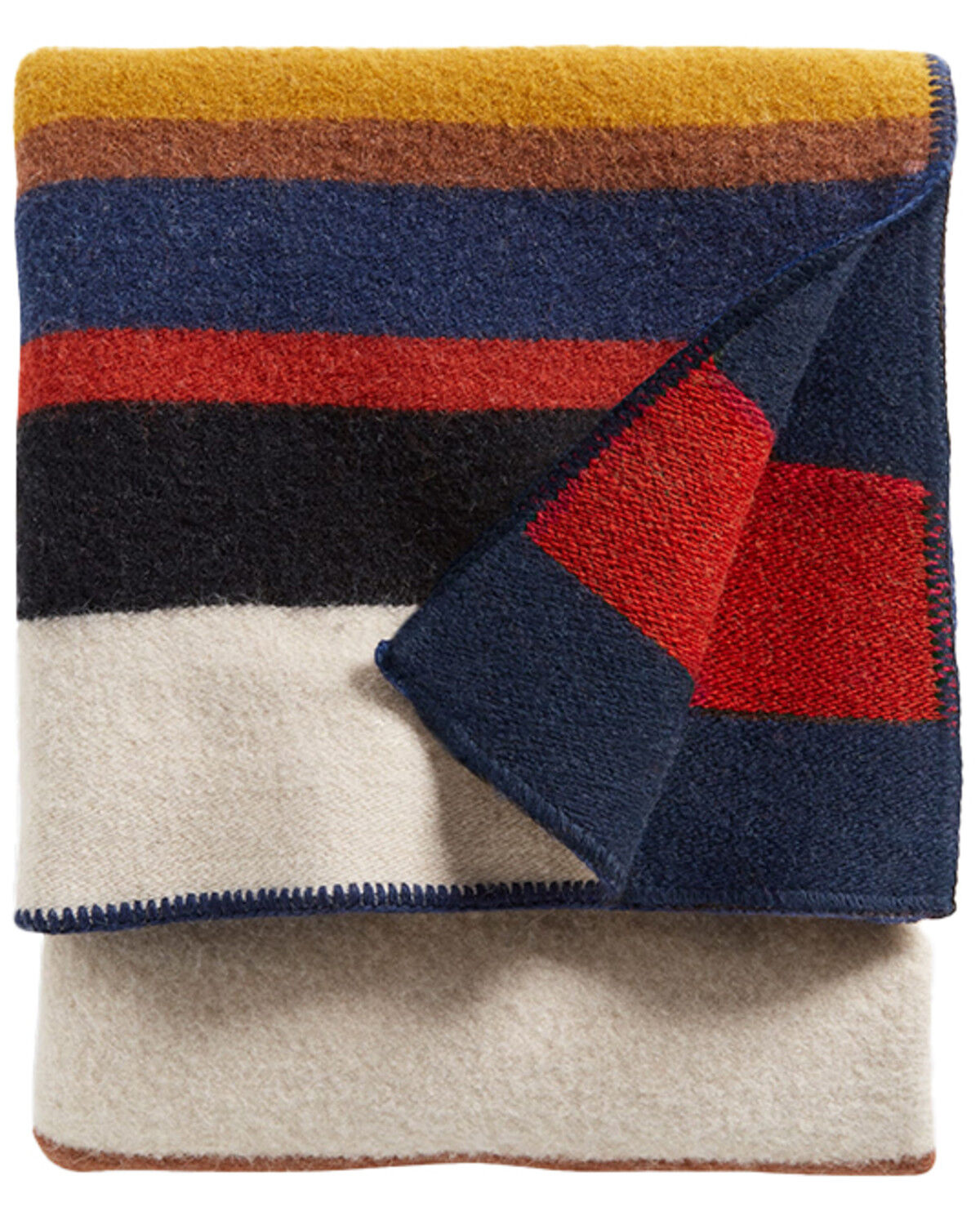 Image #2 - Pendleton Bridger Wool Throw with Carrier, Multi, hi-res