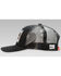 Image #3 - RopeSmart Men's Black On Black Serape Embroidered Patch Mesh-Back Ball Cap, Black, hi-res